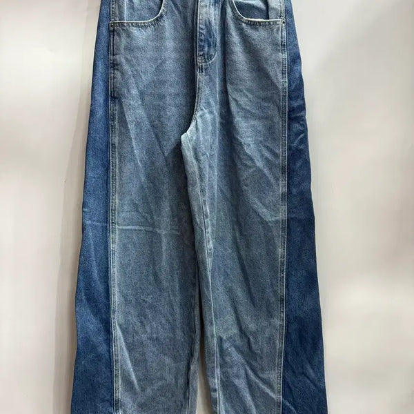 [BUNJANG] MIDEL SEOUL Color Block Detail Denim Pants 2.0 / [허리33] 미델 서울 (MIDEL SEOUL) 배색 디테일 데님 팬츠 청바지 2.0