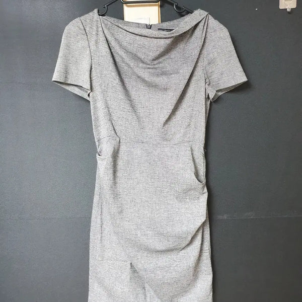 [BUNJANG] Kenneth Lady Hip Shirring Mini Dress Grey / 진짜만원 케네스레이디 힙셔링 미니원피스 그레이 55
