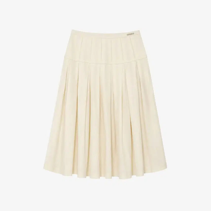 [BUNJANG] DAKS Linen Blend Skirt / DAKS 닥스 린넨 혼방 스커트 (6356)