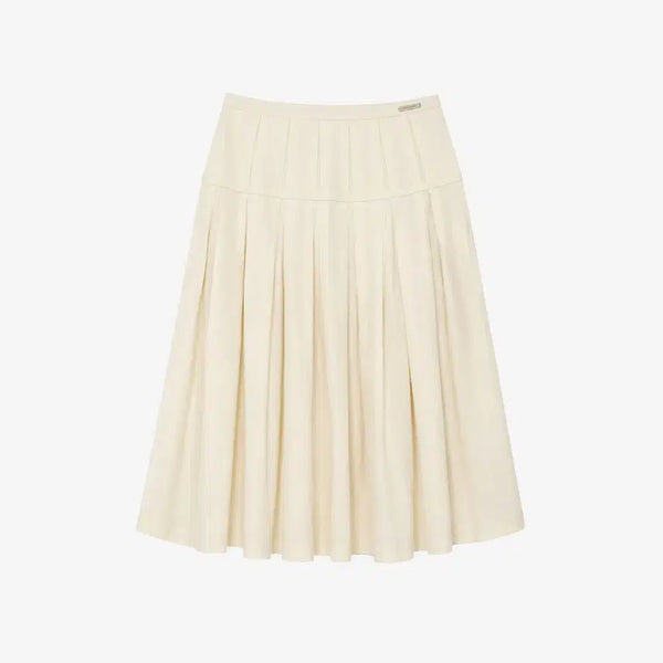 [BUNJANG] DAKS Linen Blend Skirt / DAKS 닥스 린넨 혼방 스커트 (6356)