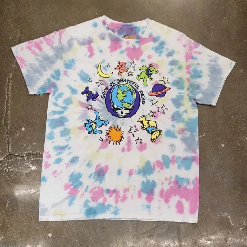 [BUNJANG] US Vintage Grateful Dead Bear Tie-Dye T-Shirt / 미국빈티지 그레이트풀 데드 베어 타이다이 반팔 티셔츠