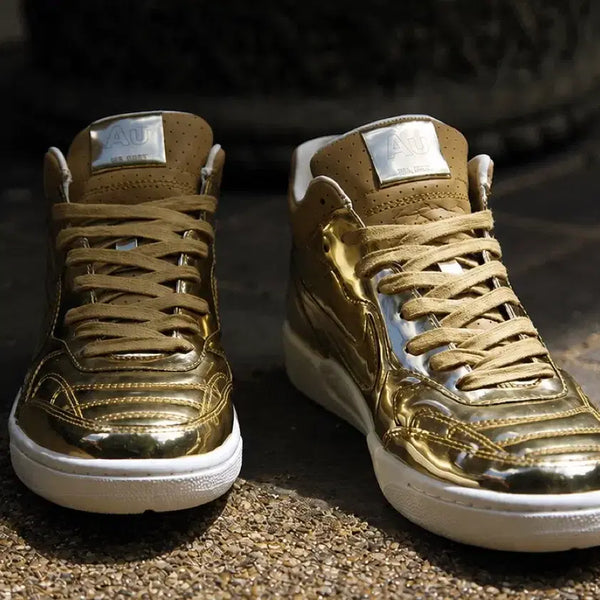 [BUNJANG] Nike Tiempo '94 Mid Liquid Gold Limited Edition Sneakers / [한정판]나이키 티엠포 94 미드 리퀴드 골드