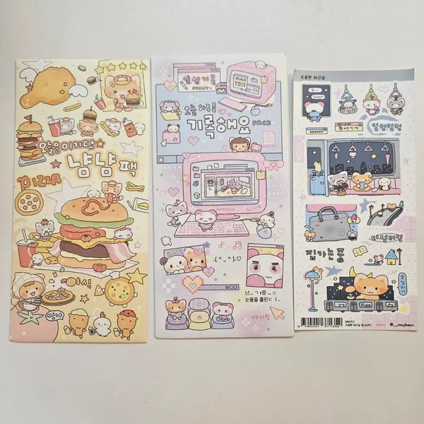 [BUNJANG] Mayvin Sticker Pack (8 Sheets) / 스티커) 메이빈 8장