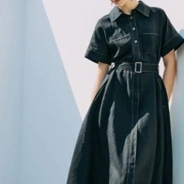 [BUNJANG] Cacharel French Linen Dress 22SS / 까샤렐 프렌치 린넨 원피스 22SS
