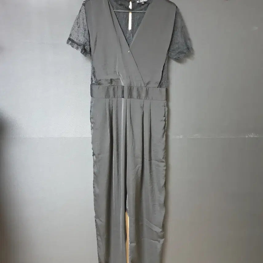 [BUNJANG] Dabagirl Lace Sleeve Jumpsuit Black M / 진짜만원 다바걸 레이스소매 점프수트 블랙 M