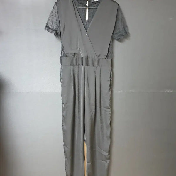 [BUNJANG] Dabagirl Lace Sleeve Jumpsuit Black M / 진짜만원 다바걸 레이스소매 점프수트 블랙 M