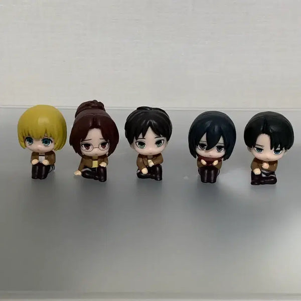 [BUNJANG] Attack on Titan Michiboke Set 1 & 2 Eren Mikasa Armin Levi Hange / 진격의 거인 마치보케 1,2탄 풀세트 에렌 미카사 아르민 리바이 한지