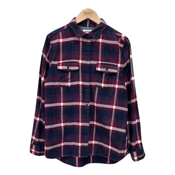 [BUNJANG] Tommy Hilfiger Women's Checkered Shirt XS / A4013 타미힐피거 체크 셔츠 XS