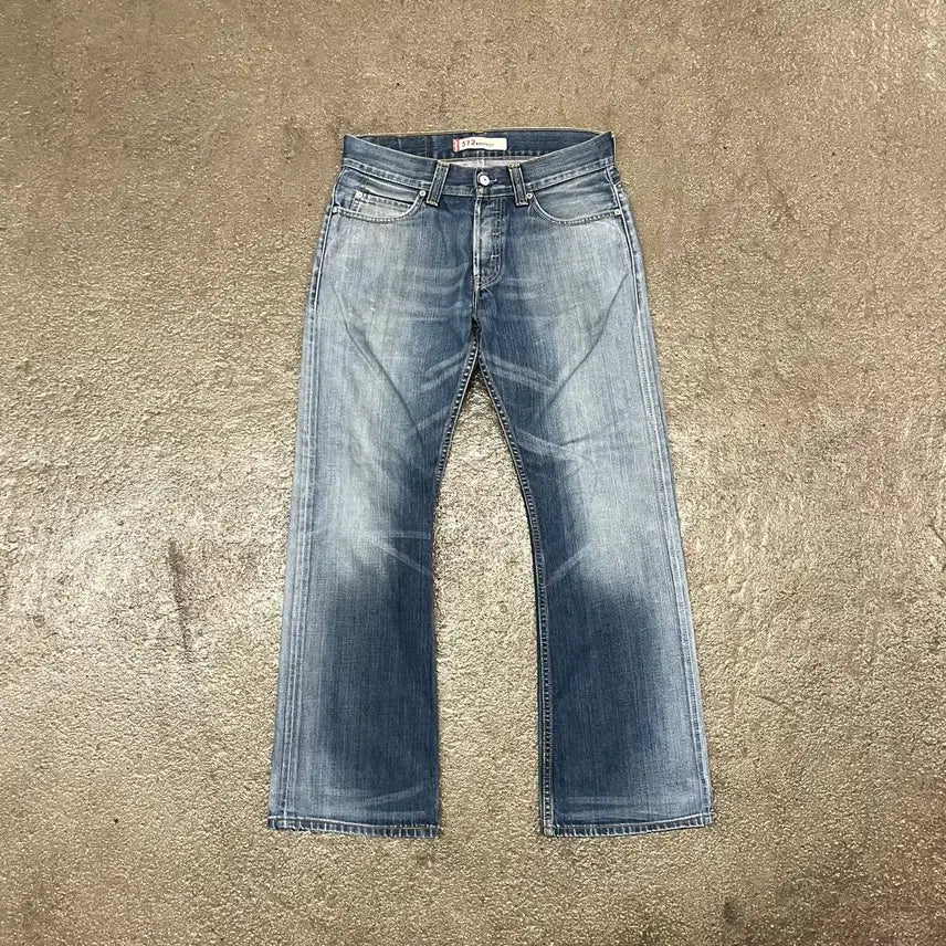 [BUNJANG] Levi's 512 2006 Repair Slim Bootcut Jeans (32) / 00s 리바이스512 리페어 슬림 부츠컷 (32)