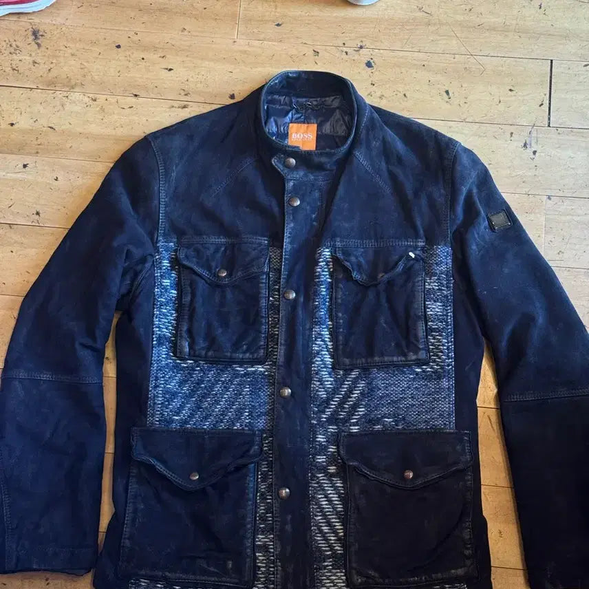 [BUNJANG] Hugo Boss BOSS Orange Line Vintage Style Suede Field Jacket / (휴고 보스) BOSS Orange 라인 빈티지 스타일 필드 재킷
