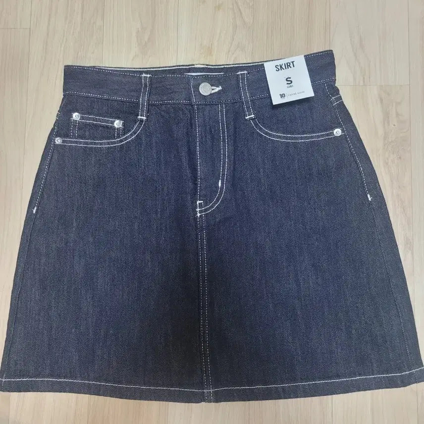 [BUNJANG] Topten Denim Skirt (Waist 70cm) / 새상품 39,900원> Topten 데님 스커트 허리둘레70