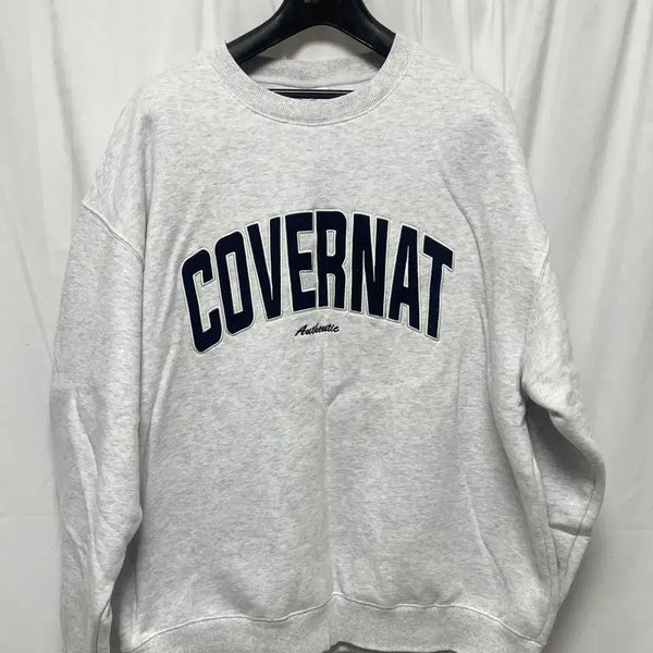 [BUNJANG] Covernat Authentic Fleece Sweatshirt Grey XXL / no.216 커버낫 기모맨투맨 그레이 Authentic xxl