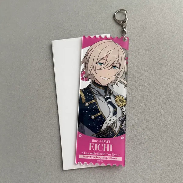 [BUNJANG] Ensemble Stars! Animate Super Bloom Cafe Tenshouin Eichi Ticket-Style Acrylic Keychain / 앙스타 애니메이트 슈퍼블룸 카페 텐쇼인 에이치 티켓풍 아크릴 키링