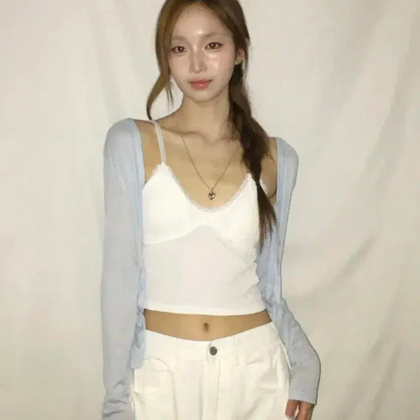 [BUNJANG] Summer Lightweight Cardigan Outerwear / 여름 살안타 가디건 썸머 여리핏 여름 아우터