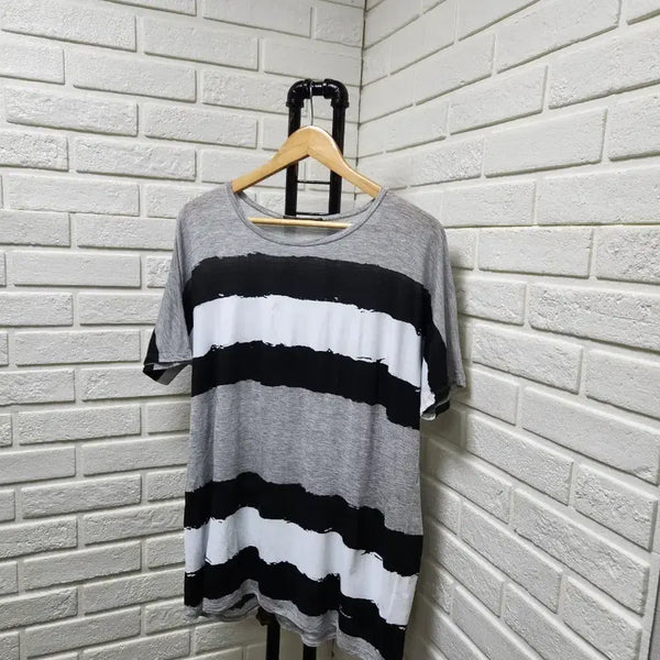 [BUNJANG] Gucci Stripe Short Sleeve Viscose Shirt / [정품] 구찌 스트라이프 반팔