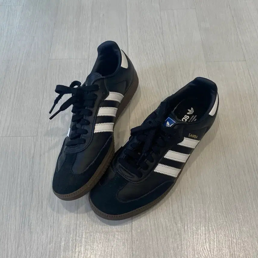 [BUNJANG] Adidas Samba OG Black White 255 / 아디다스 삼바 og 블랙 화이트 255