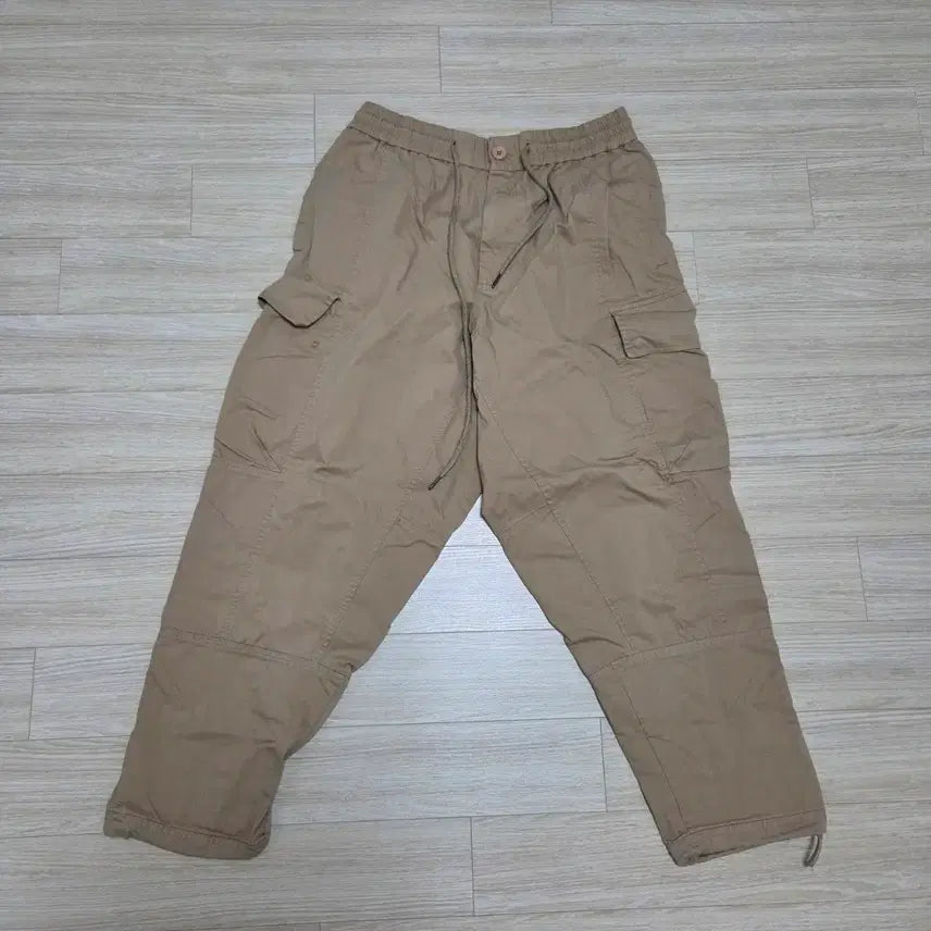 [BUNJANG] Starter Cargo Pants Baggy Fit Cotton Beige M / 스타터 카고팬츠 배기팬츠 면바지 베이지 M