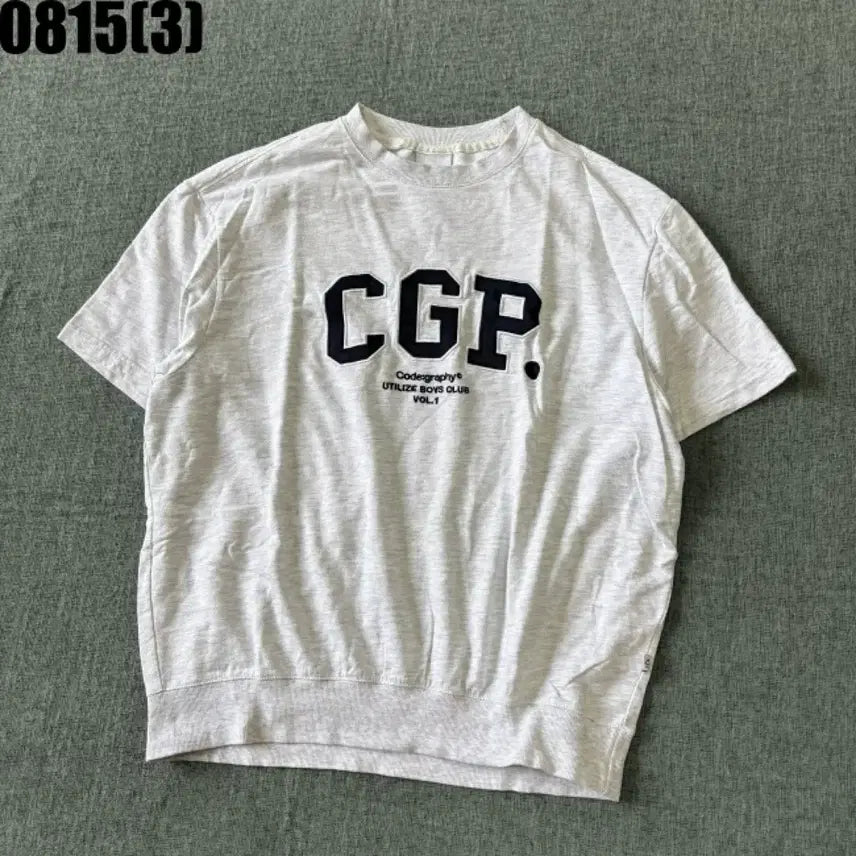[BUNJANG] Codegraphy CGP Short Sleeve T-Shirt Grey M / Codegraphy 코드그라피  CGP 반팔 티셔츠 그레이 m  8/15