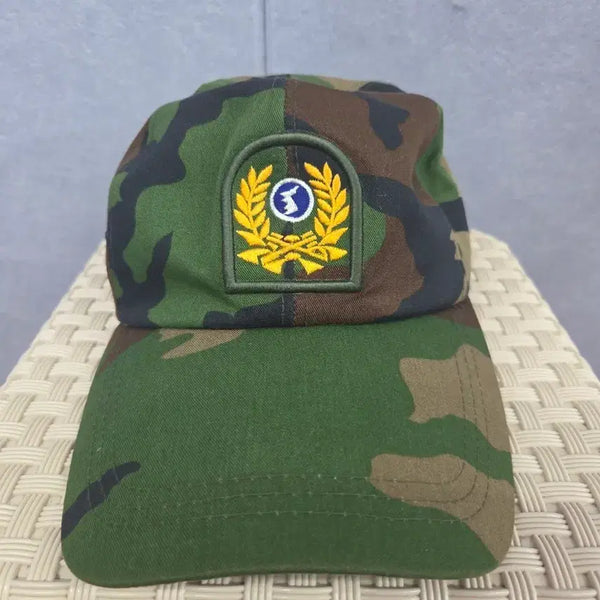 [BUNJANG] South Korean Military Woodland Pattern Hat / 대한민국 군용 우드랜드 패턴 모자