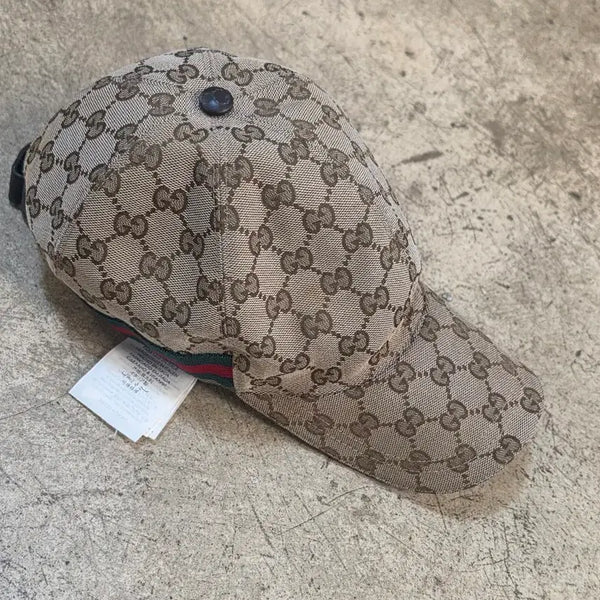 [BUNJANG] Gucci GG Canvas Baseball Cap / 구찌 GG 캔버스 볼캡 모자
