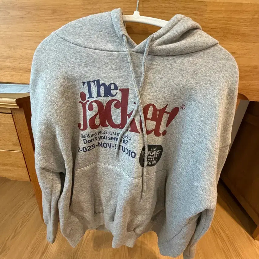 [BUNJANG] The Jacket Grey Hoodie / 더 재킷 후드티 회색