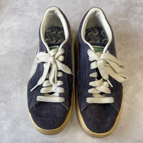 [BUNJANG] Puma Suede VTG The NeverWorn II Navy Sneakers / 푸마 PUMA 스웨이드 빈티지 더 네버원 2 네이비
