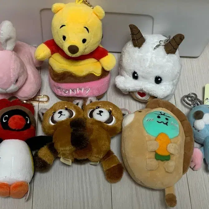 [BUNJANG] Doll Keychain Set (7 Types) / 인형 키링 7종 세트