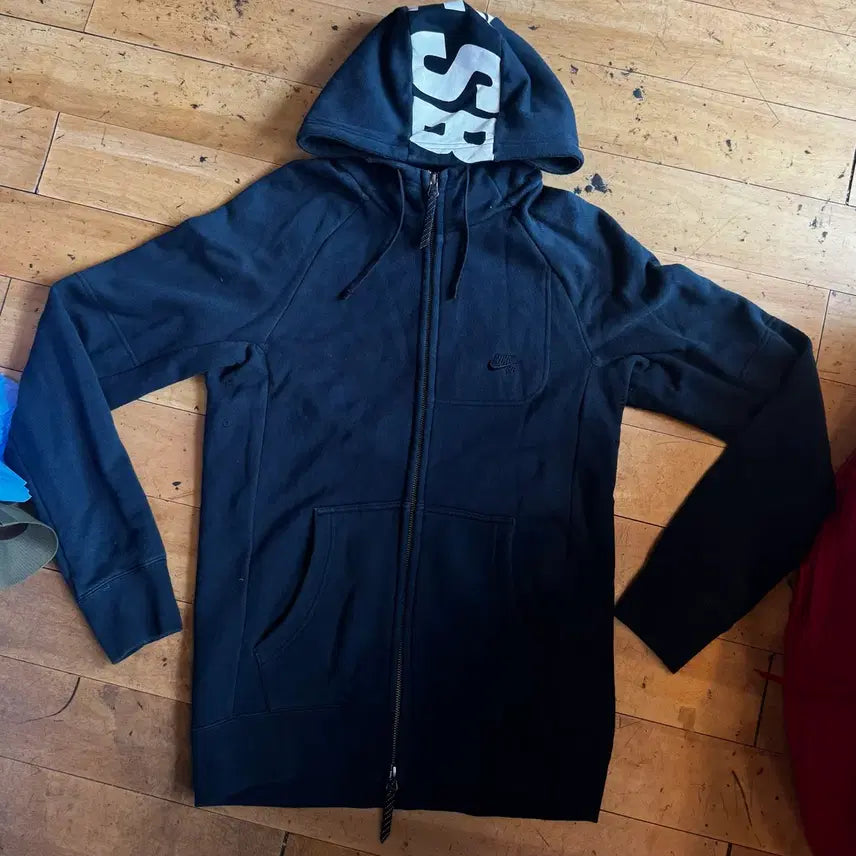 [BUNJANG] Nike SB Hooded Zip-Up Sweatshirt Black M / 나이키 SB 후드집업 블랙 m