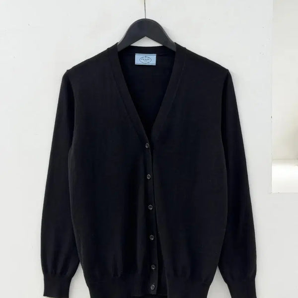 [BUNJANG] Prada V-Neck Wool Knit Cardigan / 프라다 가디건