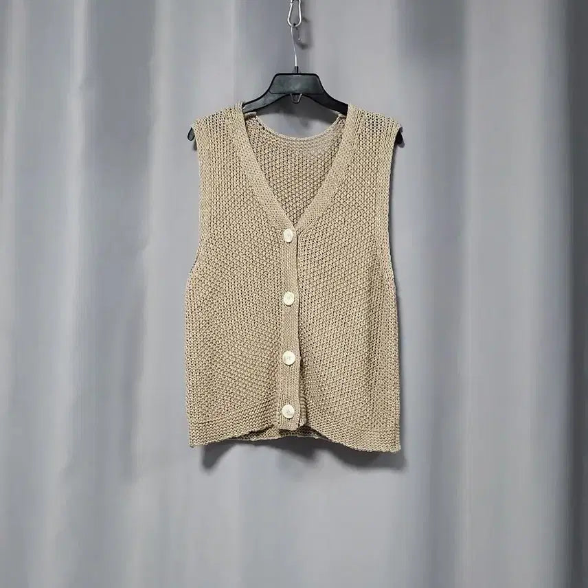 [BUNJANG] Button Knit Vest / 버튼 니트조끼