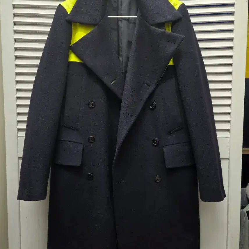 [BUNJANG] Paul Smith Lambskin Patch Wool Chesterfield Coat / 폴스미스 양가죽 패치 울 체스터 코트