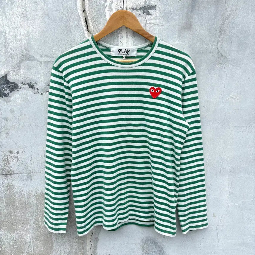 [BUNJANG] Comme des Garcons Striped Long Sleeve T-Shirt / Comme des Garcons 꼼데가르송 스트라이프 롱슬리브 티셔츠