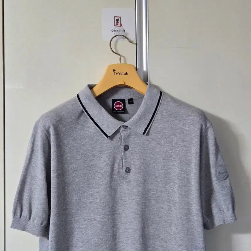 [BUNJANG] Colmar Cotton Blend T-Shirt Size 100 / 콜마 카라티(남)100