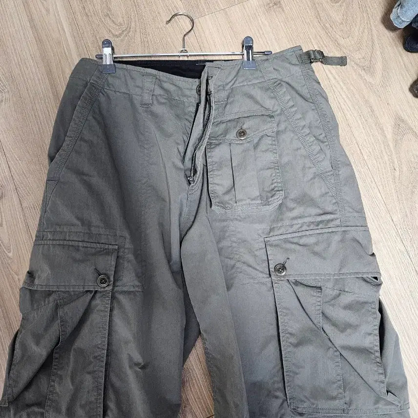 [BUNJANG] Union Blue Bermuda Cargo Shorts Khaki M / 유니온블루 버뮤다 카키 m