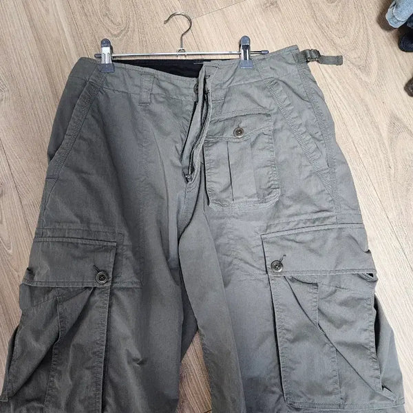 [BUNJANG] Union Blue Bermuda Cargo Shorts Khaki M / 유니온블루 버뮤다 카키 m