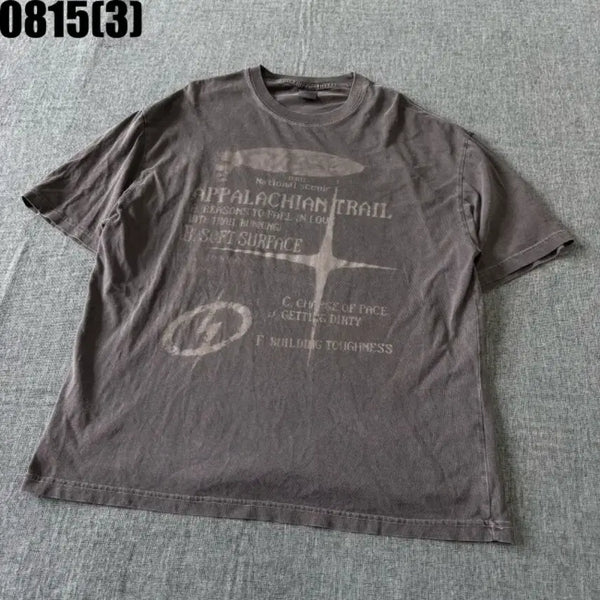 [BUNJANG] Travel Graphic T-Shirt Charcoal XL / TRAVEL 트래블 그래픽 티셔츠 차콜 XL 8/15
