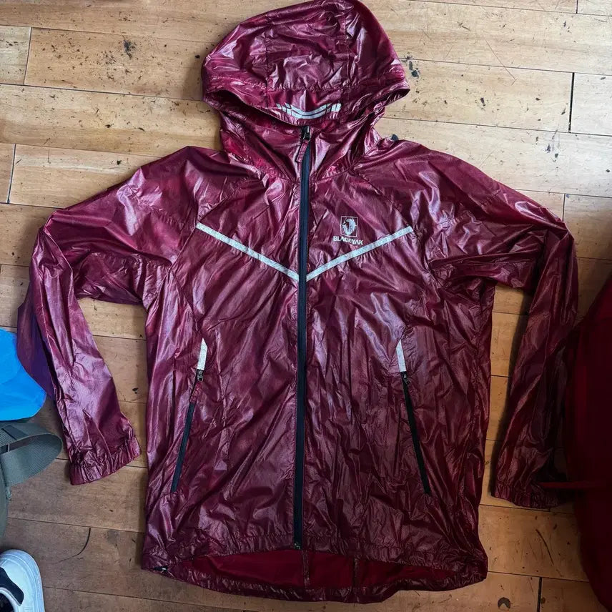 [BUNJANG] Black Yak Windbreaker Jacket Wine Color Size 105 / 블랙야크 바람막이 자켓 와인색 105
