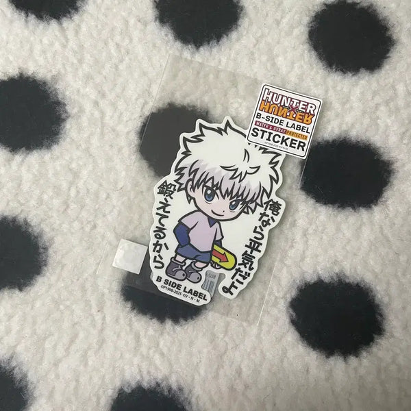 [BUNJANG] Hunter x Hunter Kirua Zorudik B-SIDE LABEL Sticker / 헌터x헌터 B-SIDE LABEL 스티커 키르아 조르딕 비사이드