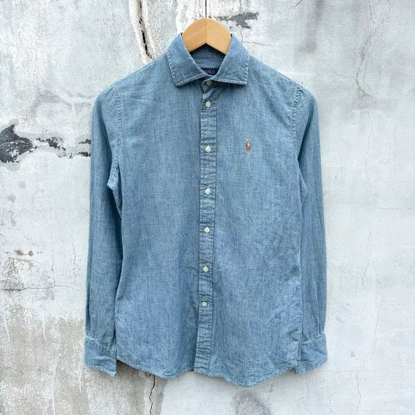 [BUNJANG] Polo Ralph Lauren Chambray Denim Shirt Women's Size S/M / Polo 폴로 샴브레이 데님 셔츠