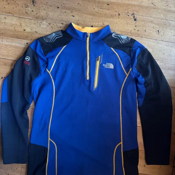[BUNJANG] The North Face Summit Series Half-Zip Pullover Blue/Black L (100) / 노스페이스 서밋 시리즈 반집업 L (100) 블루/블랙