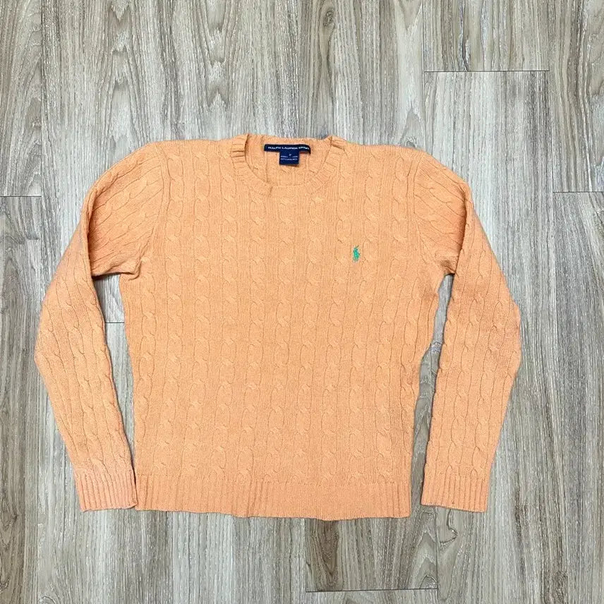 [BUNJANG] Polo Ralph Lauren Lambswool Cable Knit Sweater Women's / 폴로 랄프로렌 램스울 꽈배기 니트