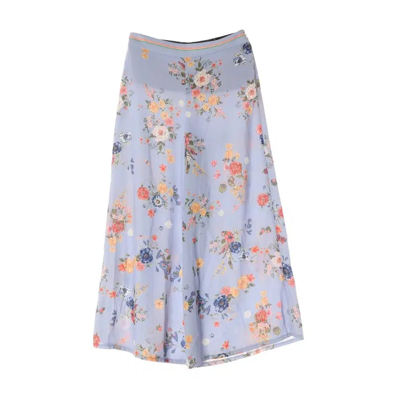 [BUNJANG] Zook Polyester Flower Pants (55) / 주크 폴리에스터 플라워 바지 55