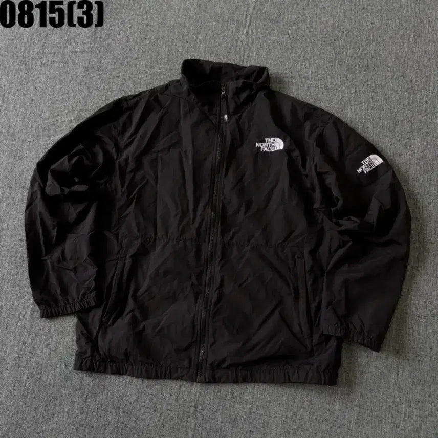 [BUNJANG] The North Face Black Windbreaker Jacket L (100) / 노스페이스 블랙 검정 바람막이 윈드브레이커 자켓 L 100 8/15