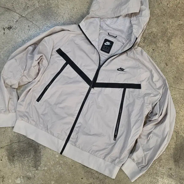 [BUNJANG] Nike NSW Woven Windrunner Hooded Jacket Desert Sand / 나이키 NSW  우븐 윈드러너 후드 재킷 데저트 샌드