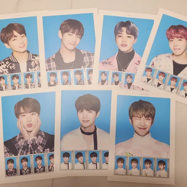 [BUNJANG] BTS WINGS TOUR Stamp Seal Set Postcard Stamp / (새상품) 방탄 윙즈 투어 스탬프 씰 세트 엽서 우표 BTS WINGS TOUR