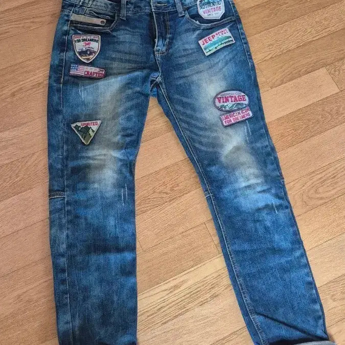 [BUNJANG] Jeep Vintage Patch Jeans / 지프 빈티지 청바지 30 2장