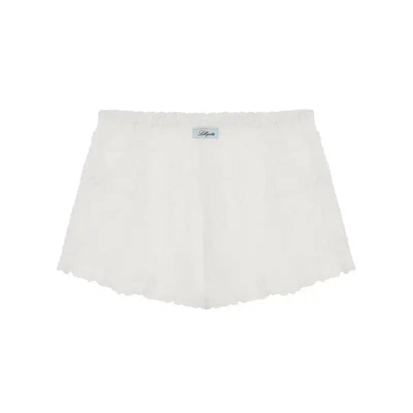 [BUNJANG] Lily Cotes Smoke Shorts White / 택달린 새상품, 릴리코츠 스모크쇼츠 smoke Shorts 화이트 팝니다.