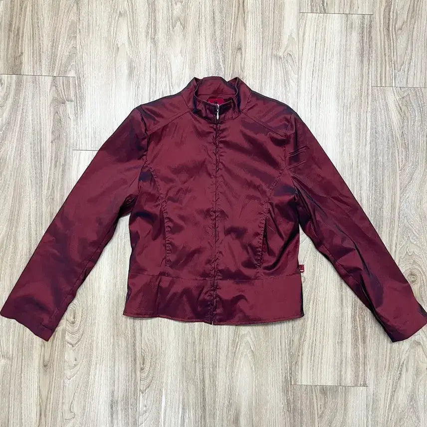 [BUNJANG] Guess Burgundy Spring/Fall Women's Jacket L / 게스 자켓 L