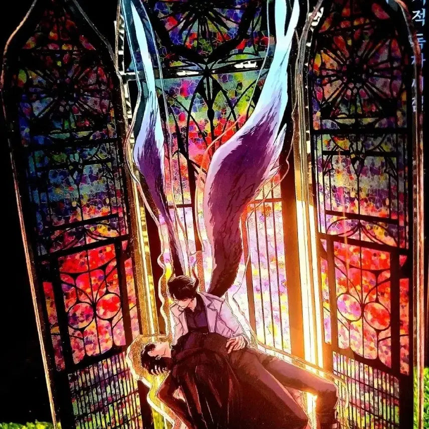 [BUNJANG] Omniscient Reader's Viewpoint Stained Glass Acrylic Stand Kim Dokja Yoo Joonghyuk / (질문, 구함) 전독시 스테인드글라스 아크릴 스탠드 김독자 유중혁 구마전 복어님 령믕님 이가람님 검넴님