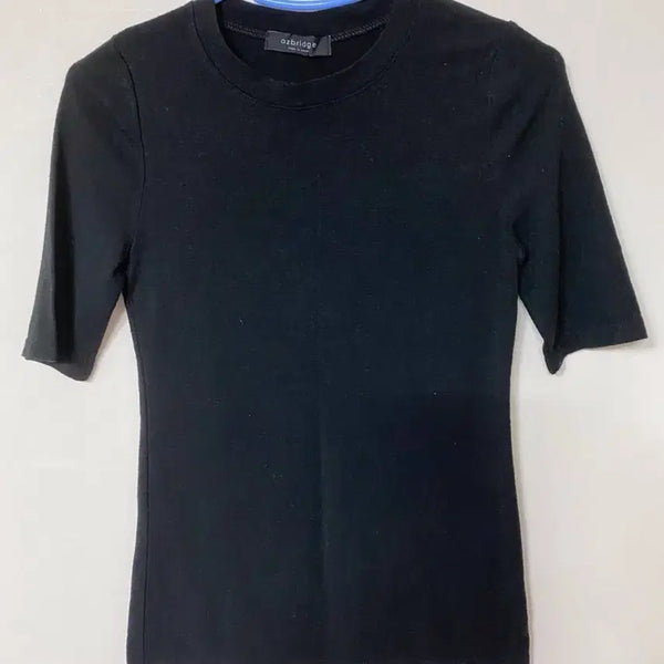 [BUNJANG] Free Size Short Sleeve T-Shirt / 붙는 반팔